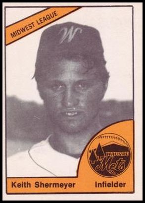 1977 TCMA Wausau Mets 18 Keith Shermeyer